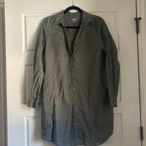 J. Jill linen button down tunic